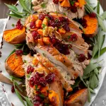 Roast Turkey and Cranberry Stuffed Sweet Potatoes