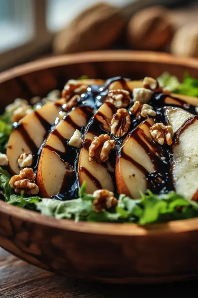 Caramelized Pear and Blue Cheese Salad