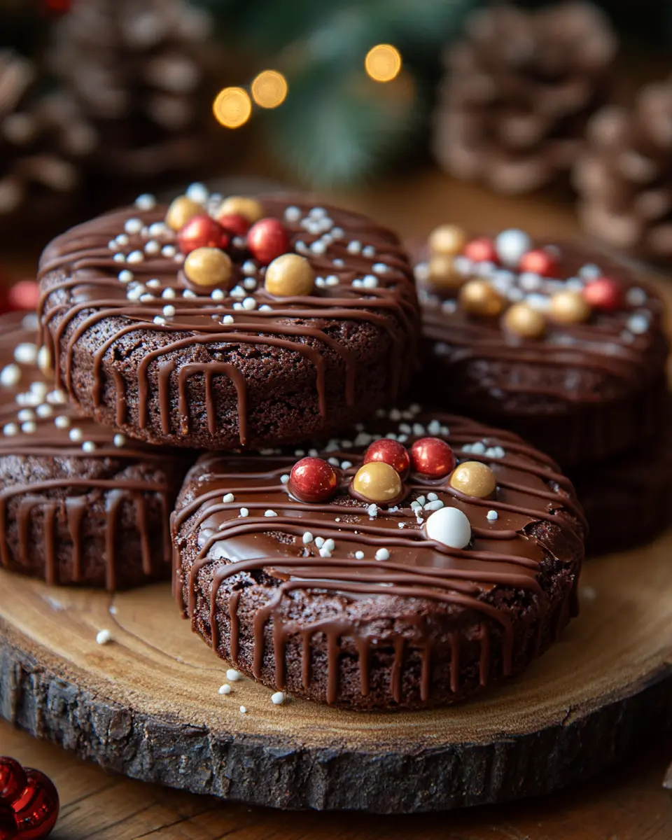 Christmas Brownie Cookies