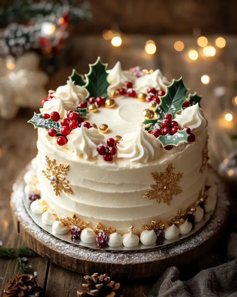 Christmas-Cake-–-A-Festive-Masterpiece-Bursting-with-Holiday-Flavors-and-Joy