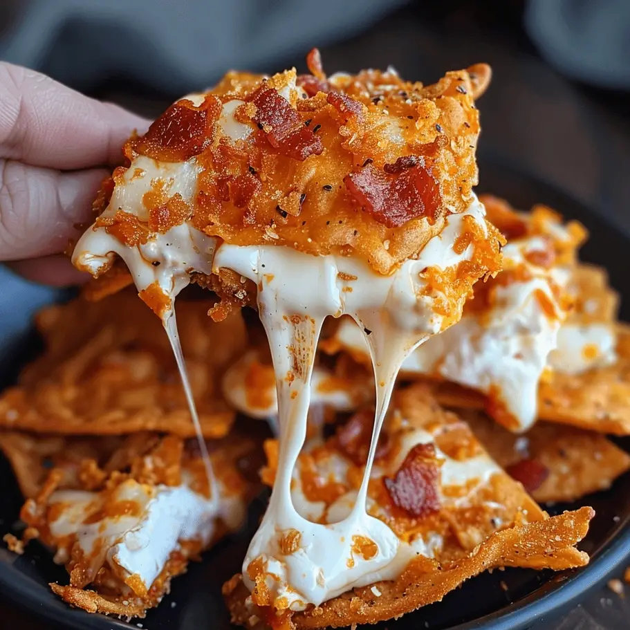 Bacon & Cream Cheese Stuffed Doritos Recipe - MmmRecipes : Easy and ...