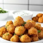 Crispy Fried Mushrooms with Cool Ranch Dip