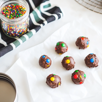 Easy Brownie Mix Halloween Monster Cookies