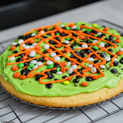 Halloween Sugar Cookie Cake Recipe