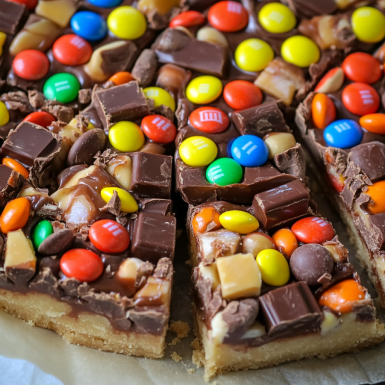 Leftover Candy Shortbread Bars: The Perfect Post-Halloween Treat