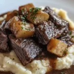 Pot Roast Over Mashed Potatoes 1