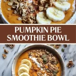 Pumpkin Pie Smoothie Bowl