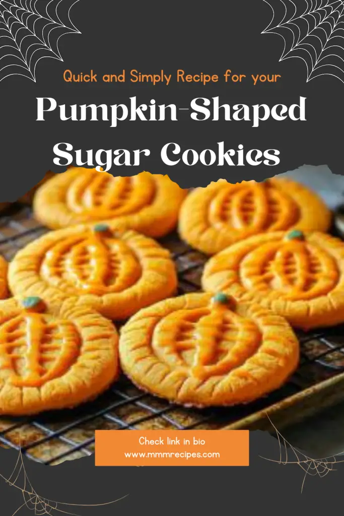 Pumpkin-Shaped Sugar Cookies 