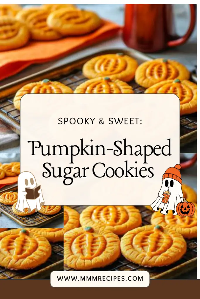 Pumpkin-Shaped Sugar Cookies 