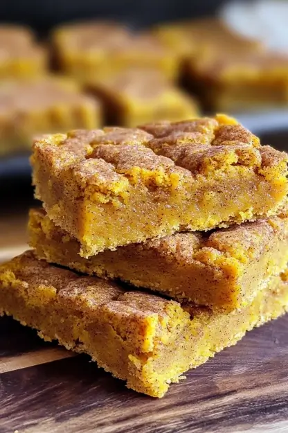 Pumpkin Snickerdoodle Bars