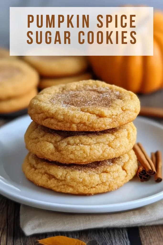 Pumpkin Spice Sugar Cookies