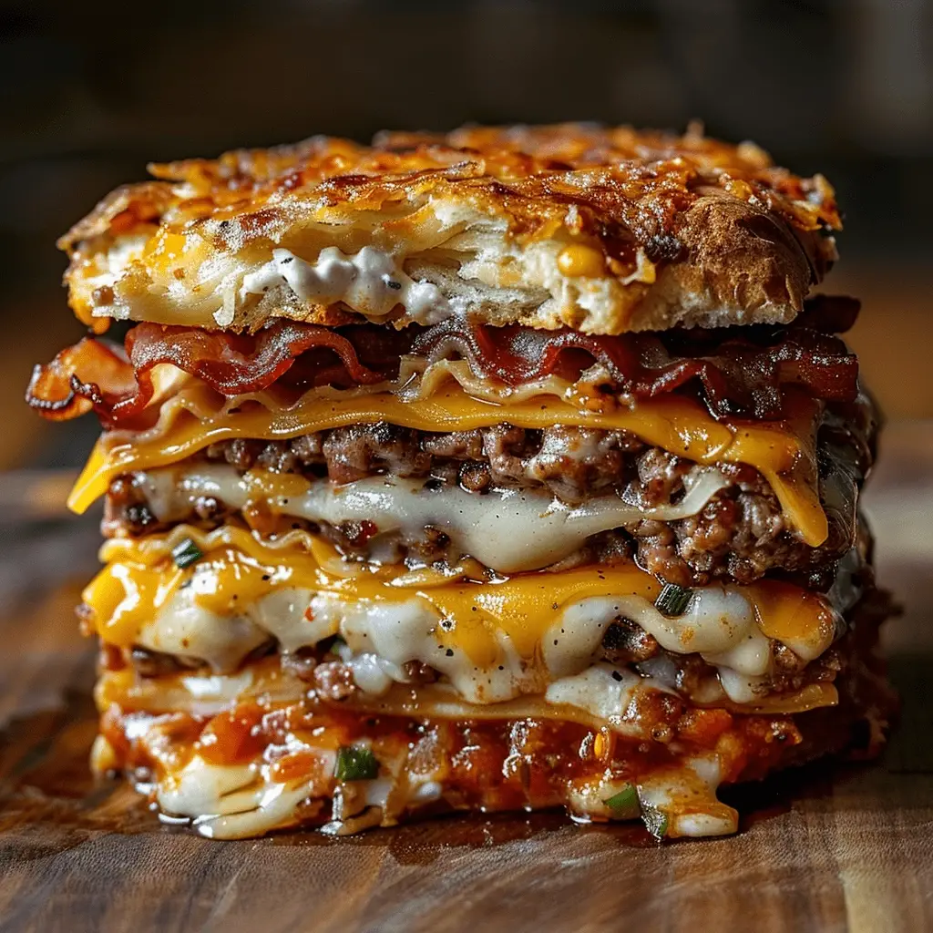 The Bacon Lasagna Burger-min