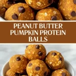 Peanut Butter Pumpkin Protein Balls