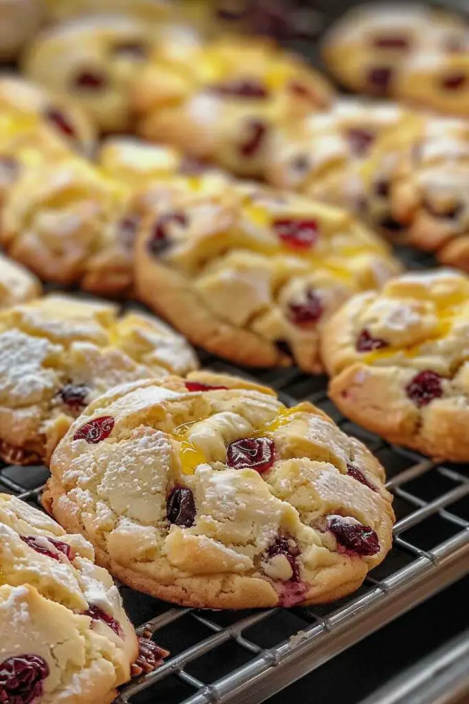 Orange Cranberry Ricotta Cookies