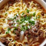 French Onion Beef and Noodles