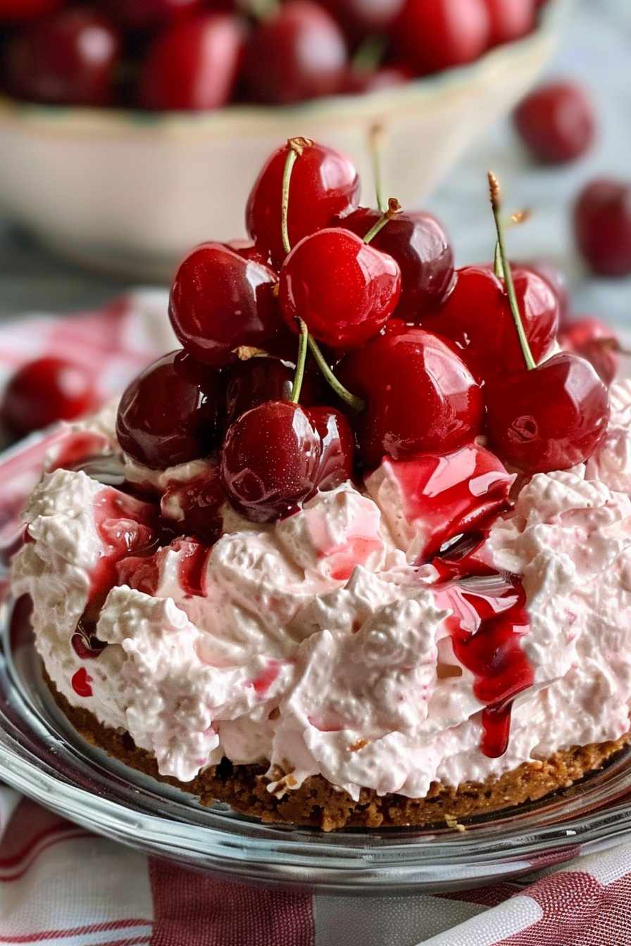 Delectable Cherry Cheesecake Fluff