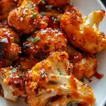 Maple Sriracha Roasted Cauliflower