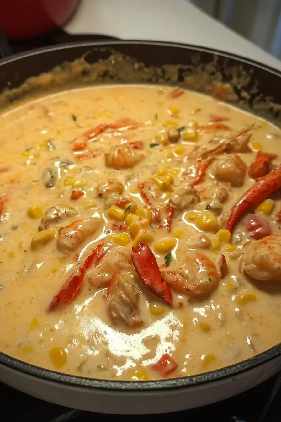 Crawfish and Corn Bisque