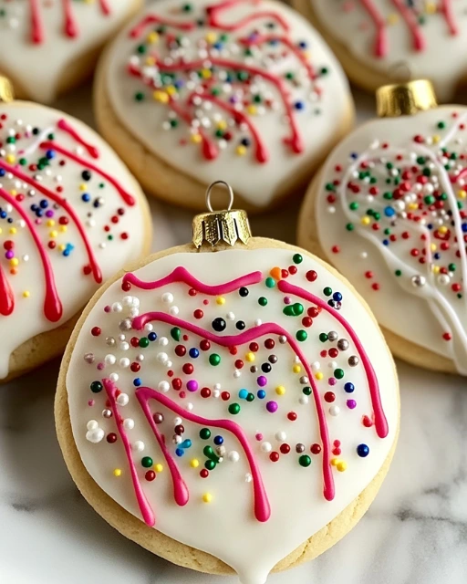 Holiday Ornament Sugar Cookies recipe