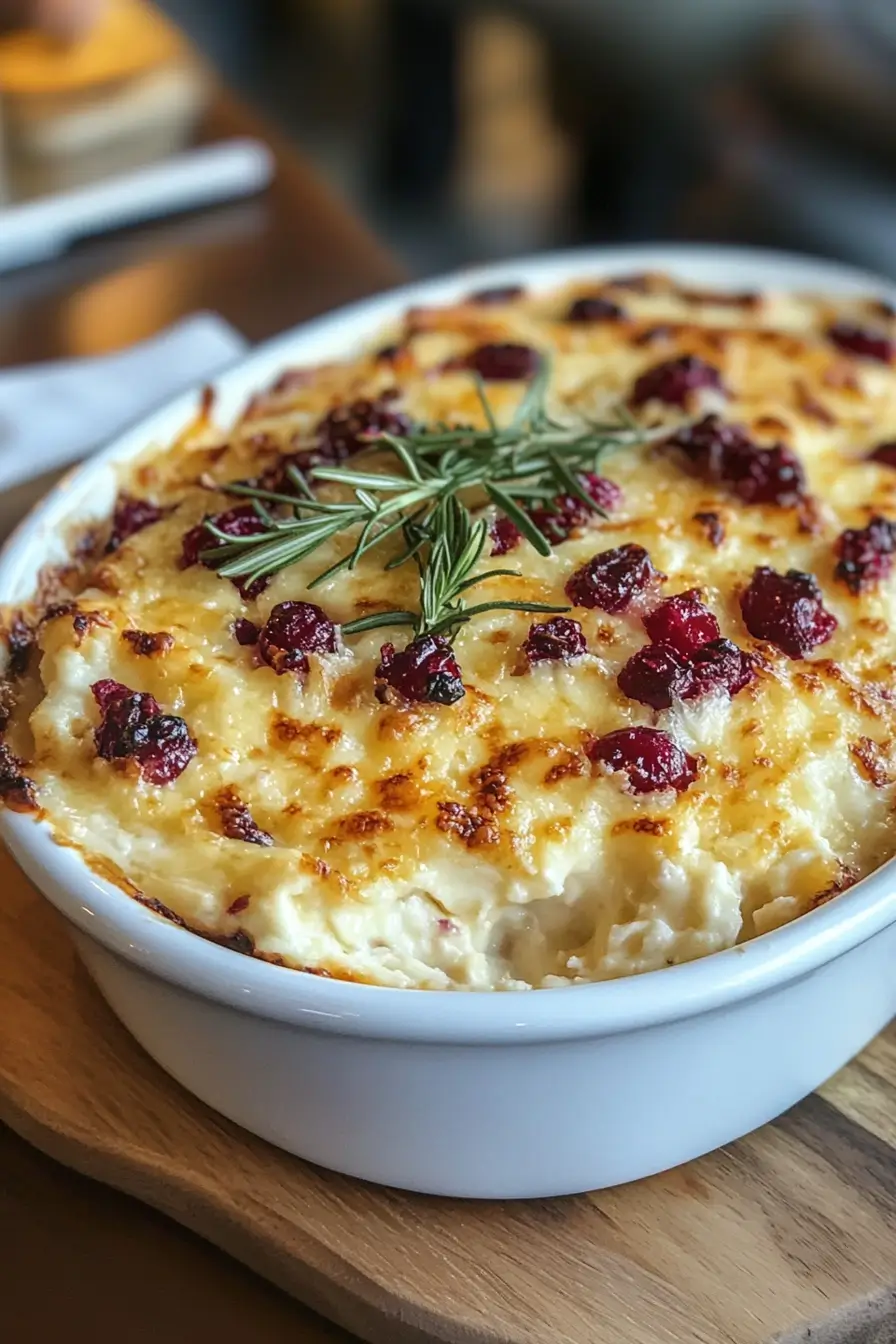 Warm Cranberry-White Cheddar Dip