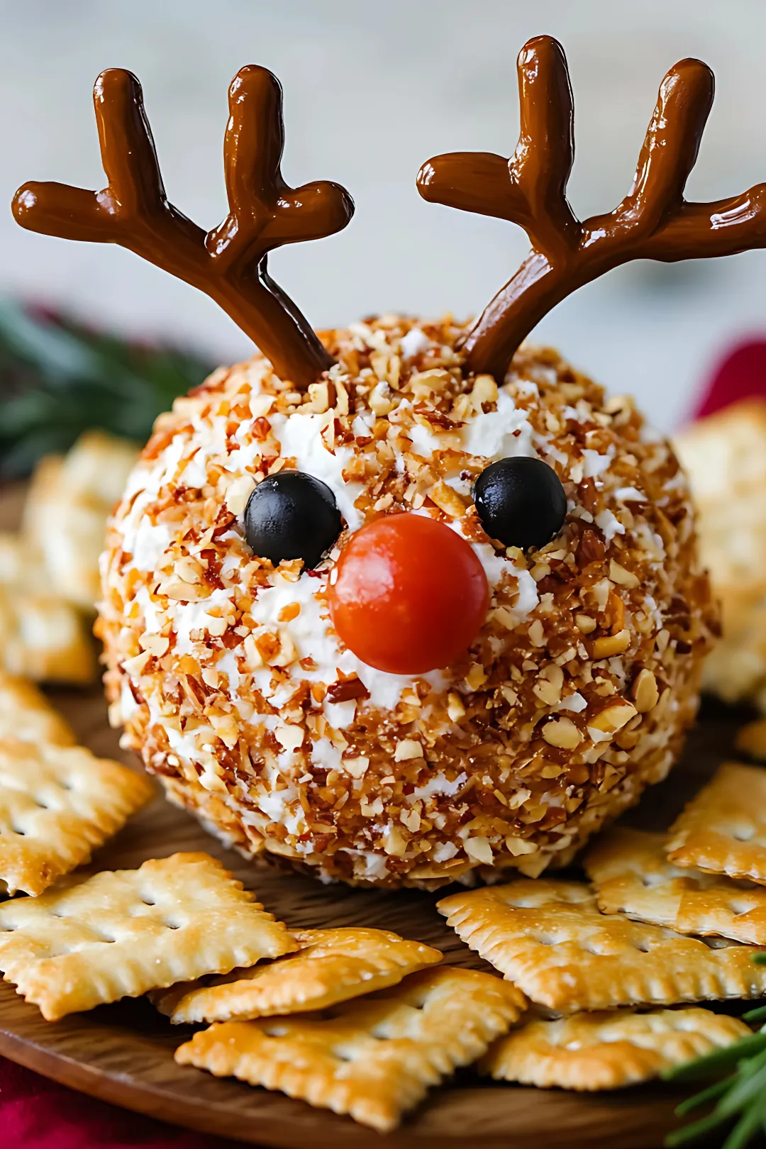 Rudolph Christmas Cheese Ball A Festive Holiday Appetizer