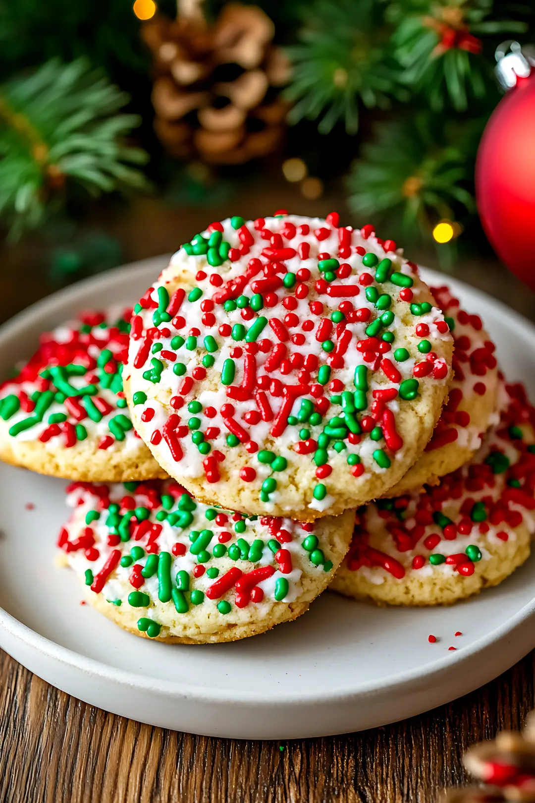 christmas Cake Mix Cookies