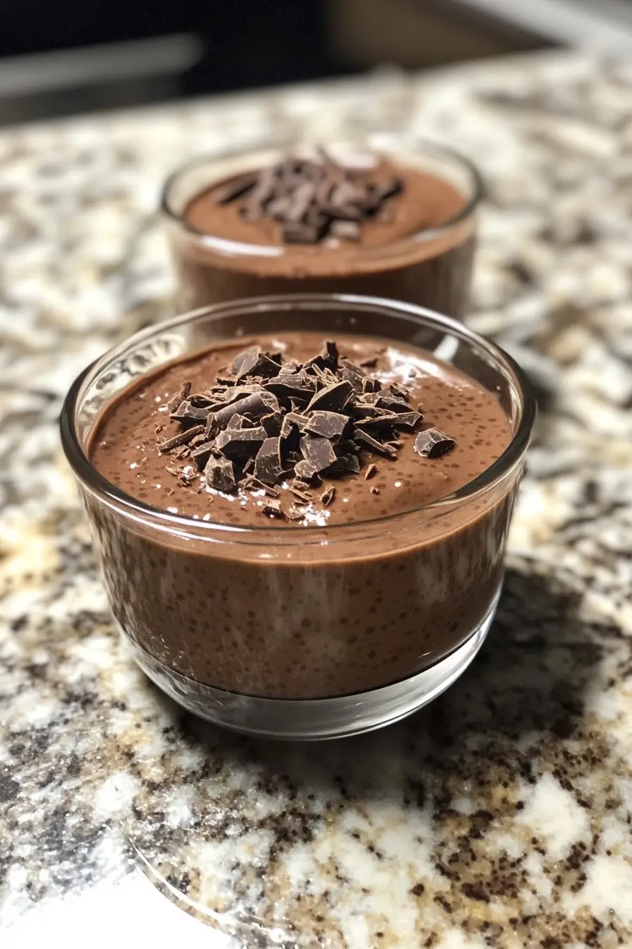 Chocolate Chia Seed Pudding
