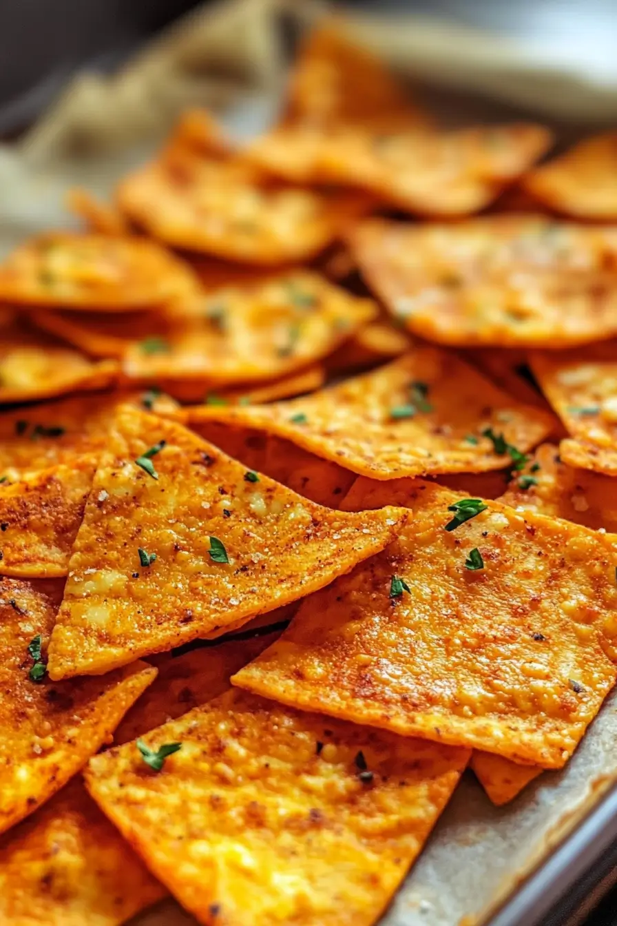 Crispy Cottage Cheese Chips