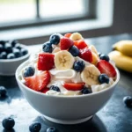Red, White and Blue Cheesecake Salad