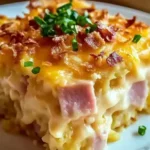 Ham and Cheese Hash Brown Casserole