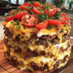 Layered Cheeseburger
