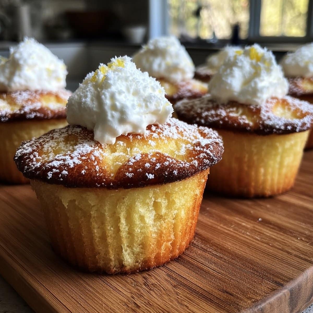 Limoncello Ricotta Cupcakes