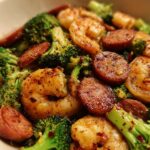Shrimp & Sausage Stir-Fry with Broccoli