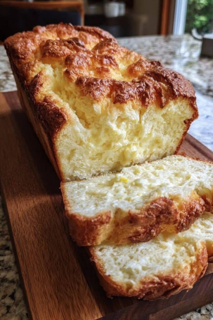 Limoncello Ricotta Popover Loaf