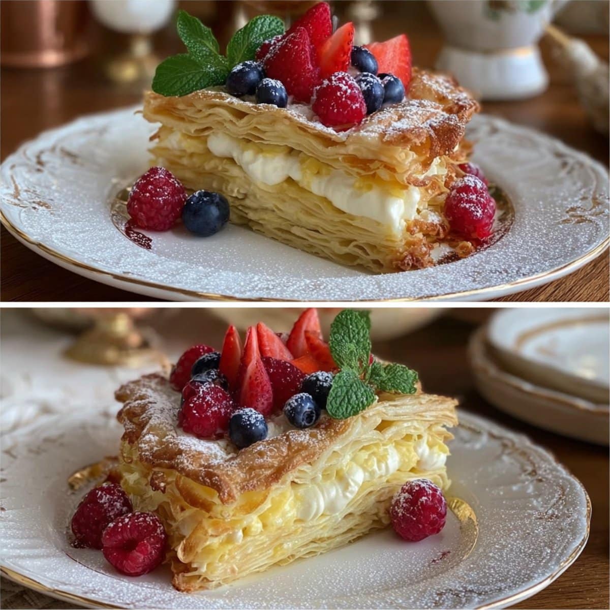 Mascarpone Limoncello Crêpe Cake