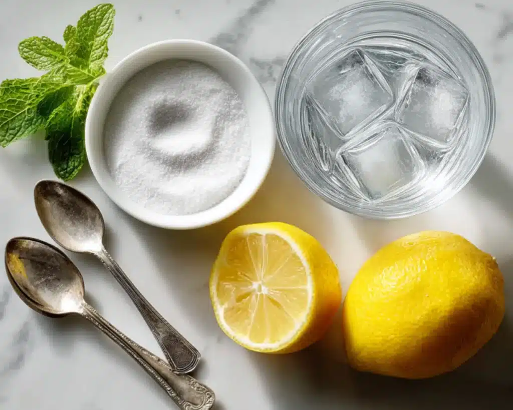 Lemon baking soda ingredients