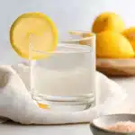 Lemon salt water drink