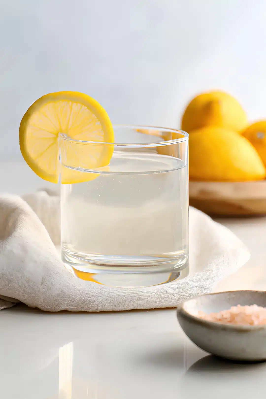 Lemon salt water drink