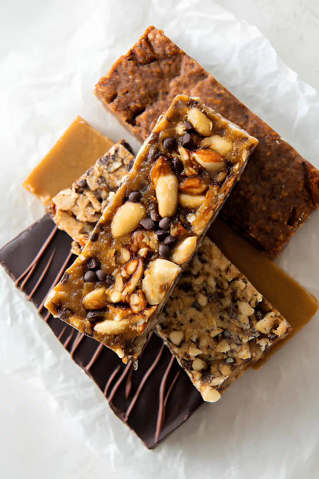 Stacked protein bars
